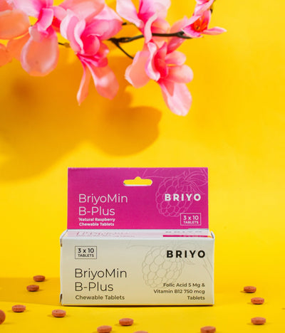 briyomin b plus chewable tablet - Vitamin b12 sublingual tablet b12 & b9 folic acid tablets  briyo briyo supplement briyo supplements Vitamin b12 sublingual vitamin b12 tablet vitamin b12 supplement Folic acid 