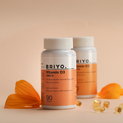 Briyo Vitamin D3 1000 IU Capsules Vitamin d - 90 capsules - Vitamin d supplement vitamin d3 capsule vitamin d3 1000 iu vitamin d3 medicine BRIYO SUPPLEMENT BRIYO SUPPLEMENTS  