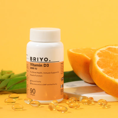 Briyo Vitamin D3 2000 IU Capsules Vitamin d - 90 capsules - Vitamin d supplement vitamin d3 capsule vitamin d3 2000 iu vitamin d3 medicine BRIYO SUPPLEMENT BRIYO SUPPLEMENTS  